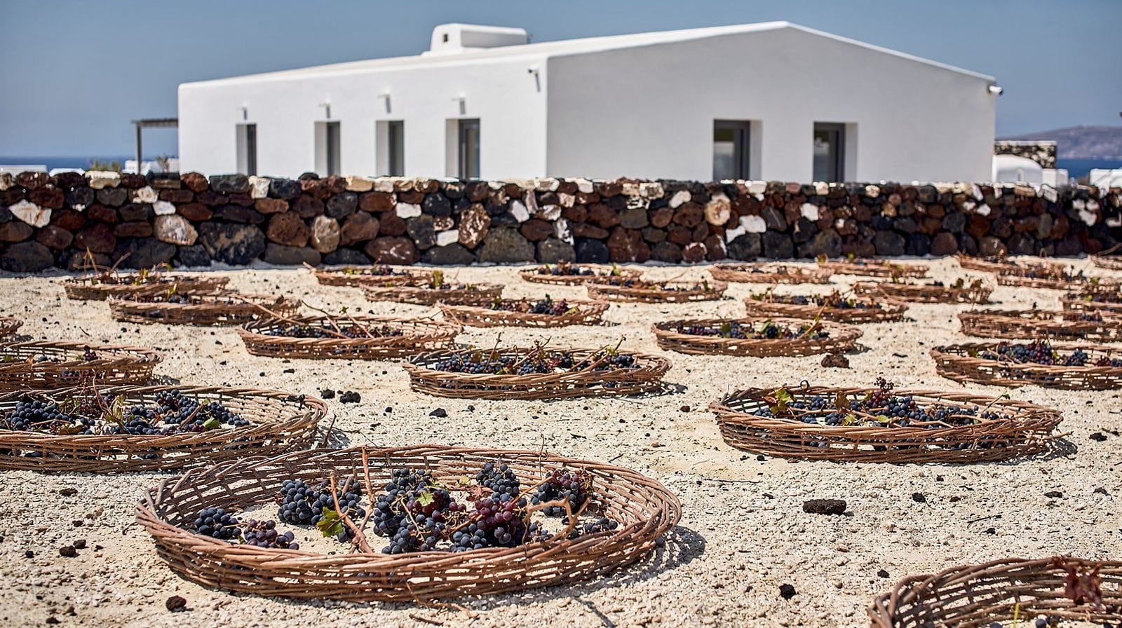 Las bodegas de Santorini