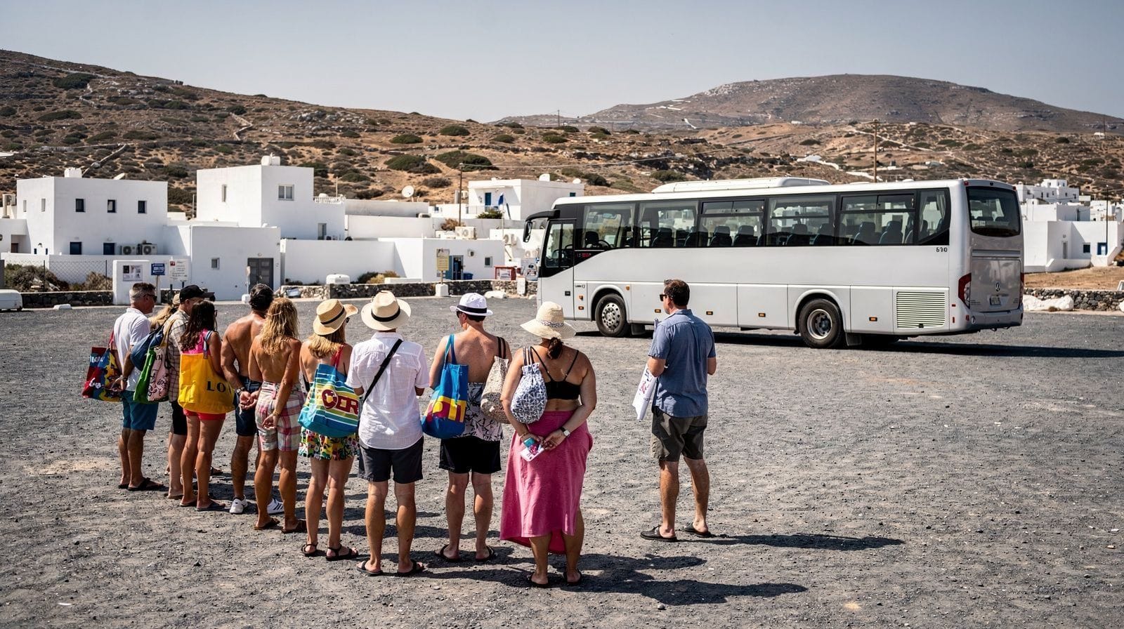 Les bus à Santorin : le guide complet du KTEL