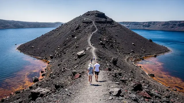 How the Santorini Caldera Was Formed