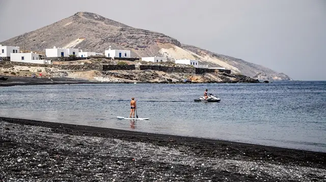 Jet-Ski and Paddleboarding at Perissa and Perivolos