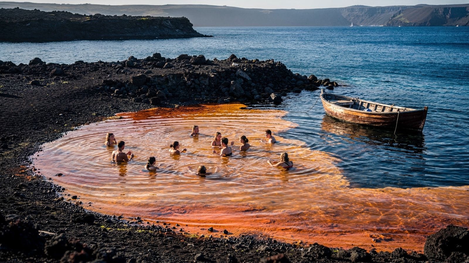 Sources chaudes de Palea Kameni : le guide des bains a la nage