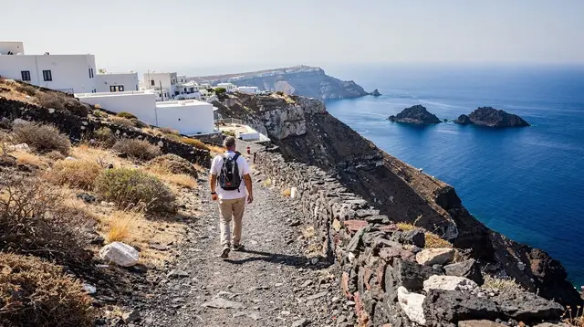Profitis Ilias and Mesa Vouno: Santorini's High Route