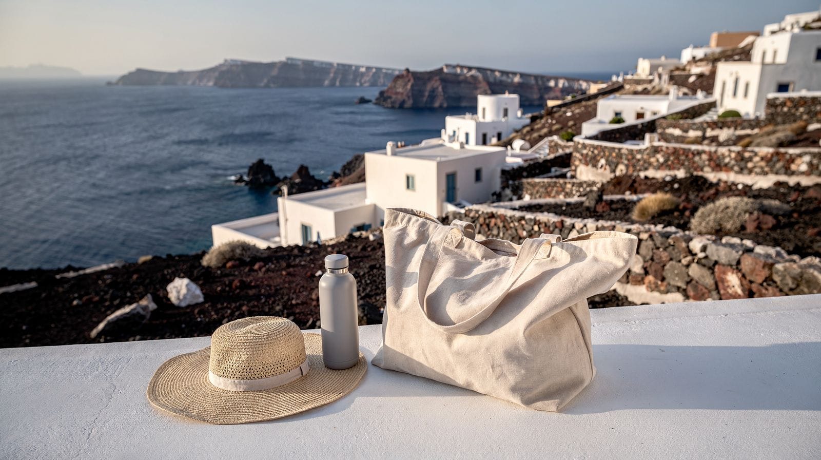La vraie liste des bagages pour Santorin